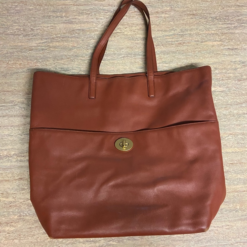 Coach bag leather tote bag F1393-26461